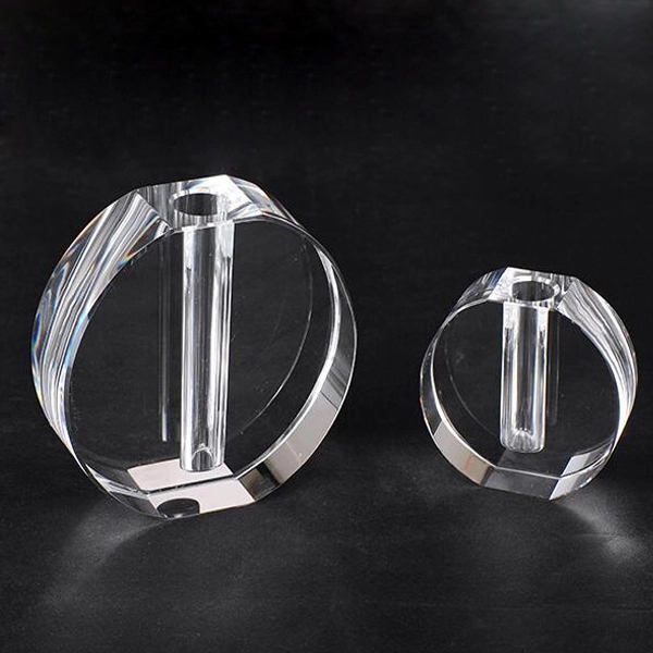 Round Crystal Vase 5