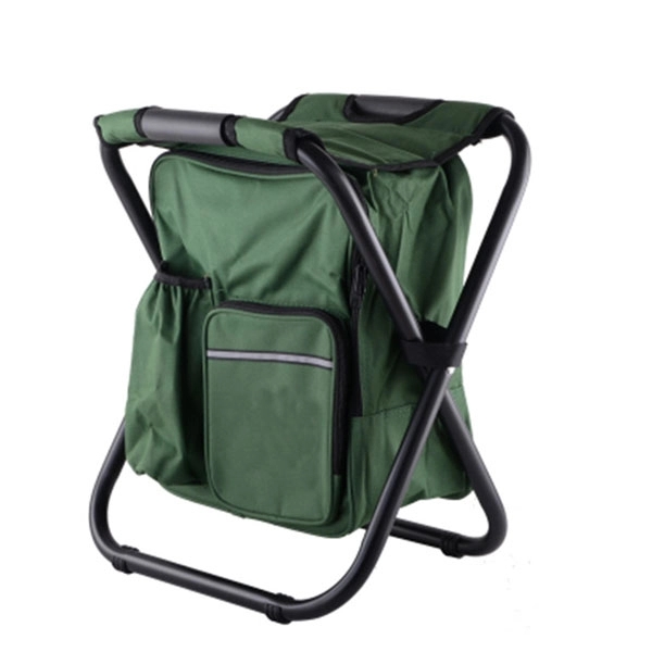 Portable Backpack Stool Cooler Bag Folding Chair 4