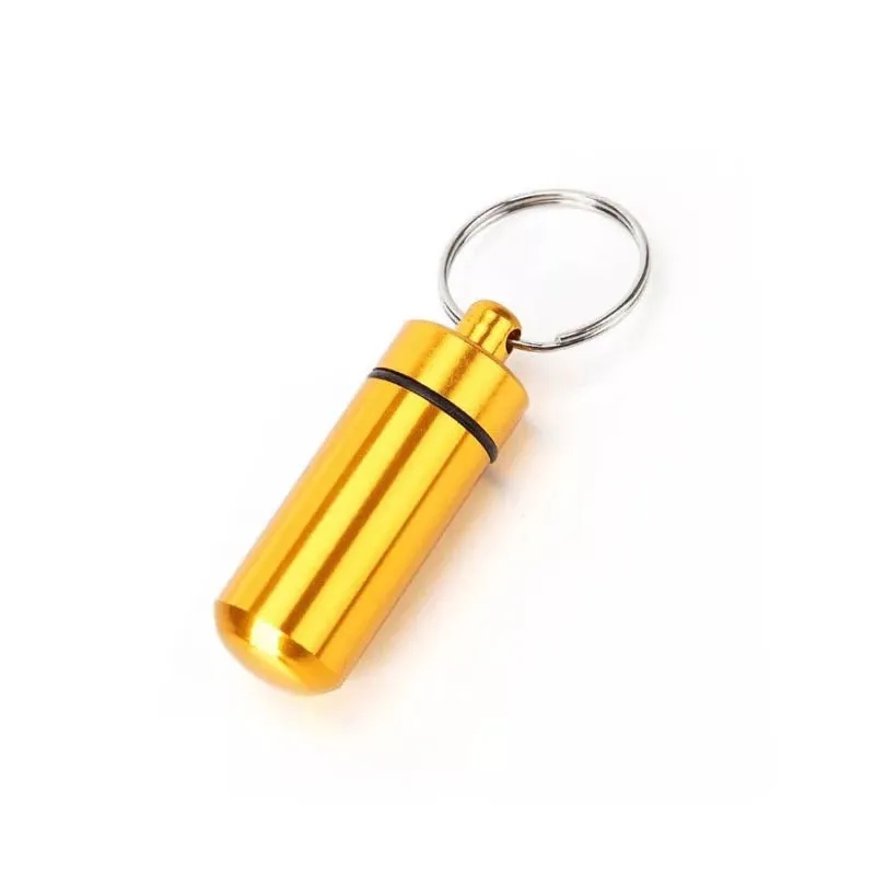 Waterproof Aluminum Pill Holders Storage Drug Container 3