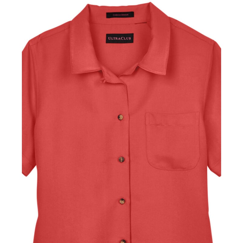UltraClub Ladies' Cabana Breeze Camp Shirt 18