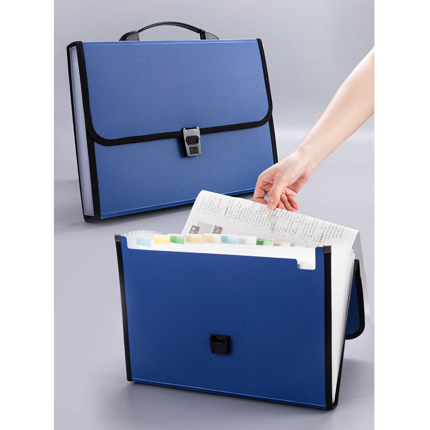 Portable 13 Pocket Expanding Accordion File Folder 3