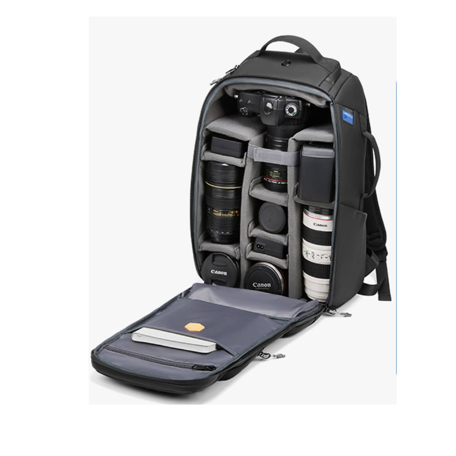 Outdoor Travel Polyester Camera Backpack 4