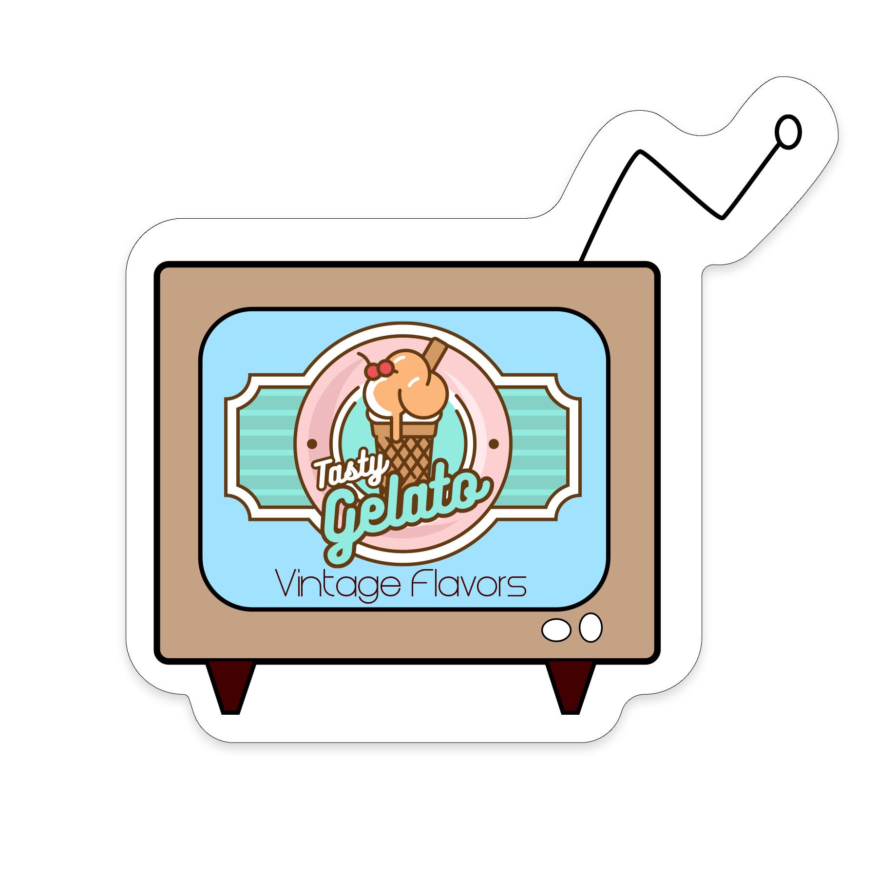TV Shaped NoteKeeper™ Magnet 35 Mil 2