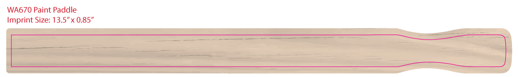 Hardwood Paint Paddle 2