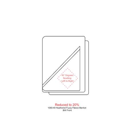 Heathered Fuzzy Fleece Blanket 1