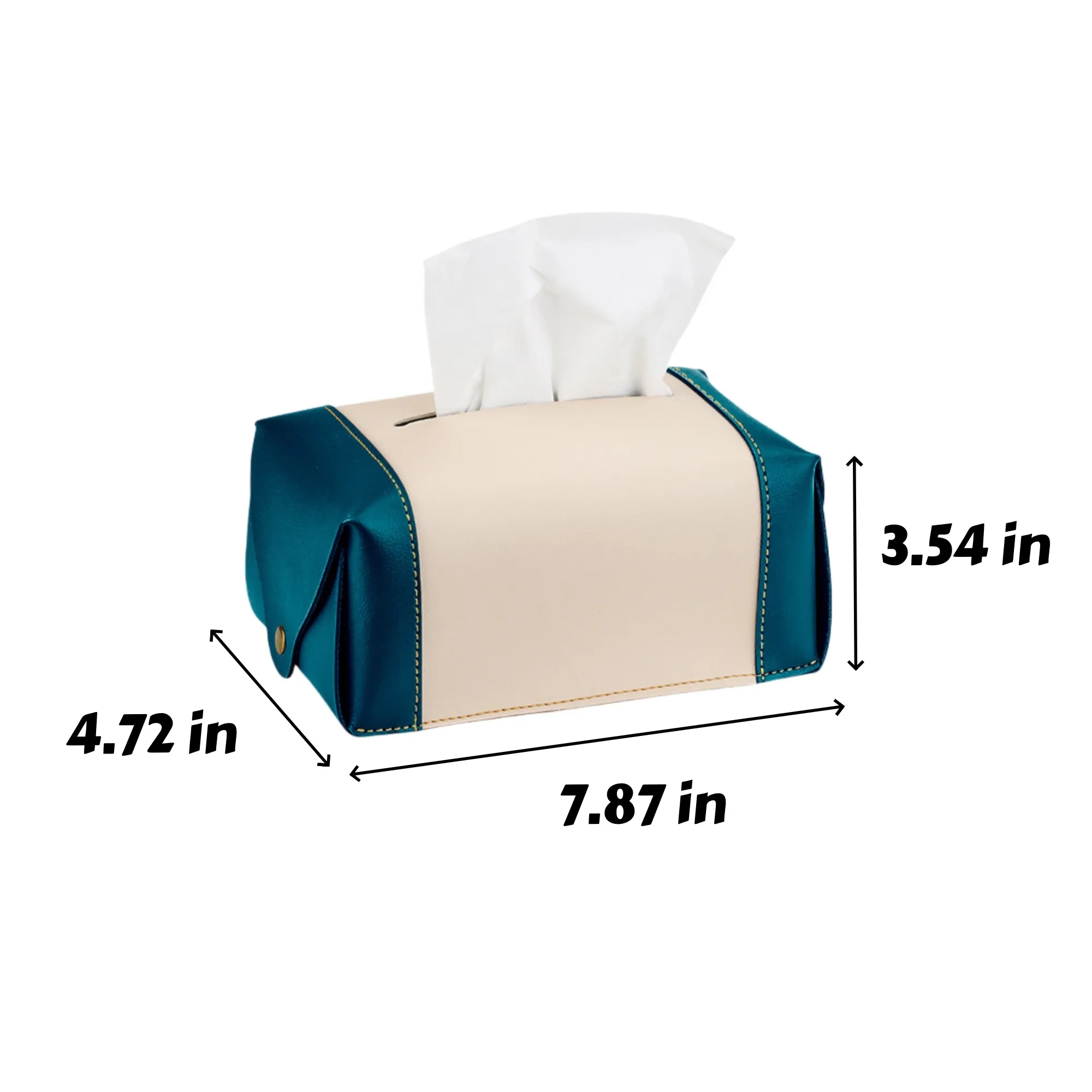 PU Leather Tissue Box Cover 2