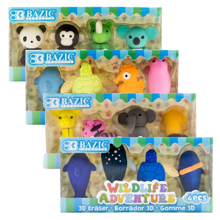 3D Eraser Sets - Wildlife Adventures 2