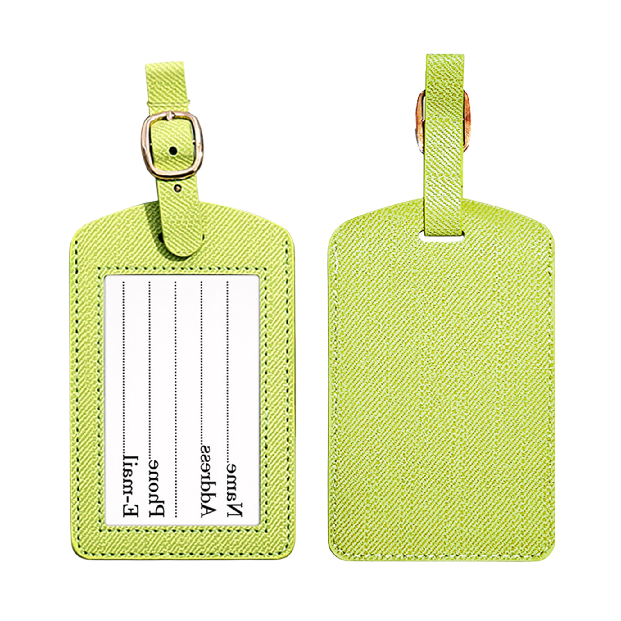 Thickened PU Luggage Tag 4