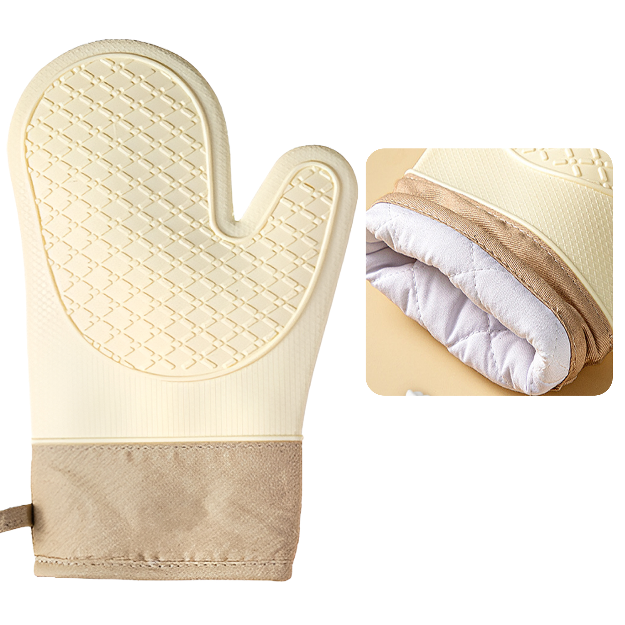 MOQ 50 PCS Flexible Silicone Oven Mitt 2