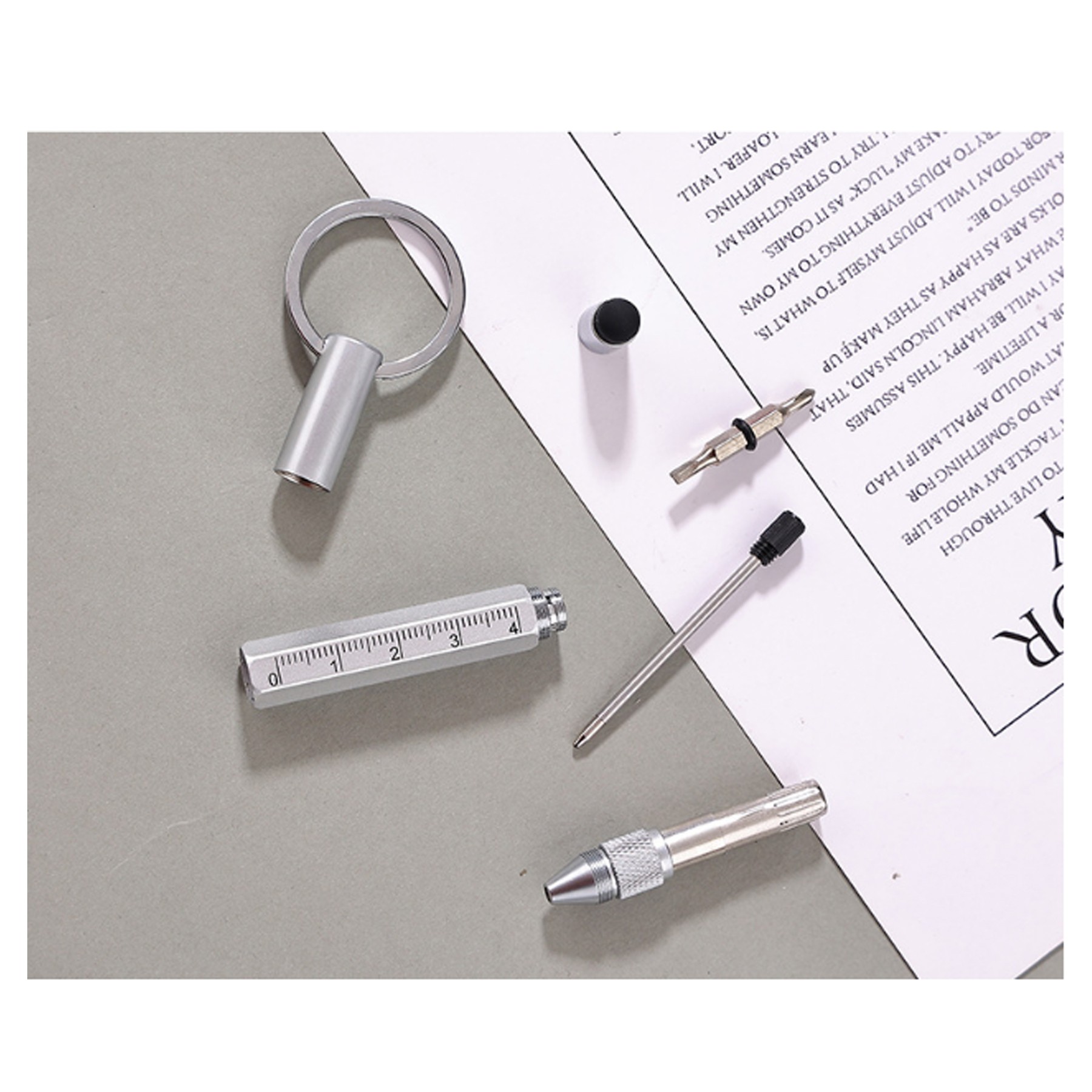 Multifunctional Ballpoint Pens with Key Ring 3