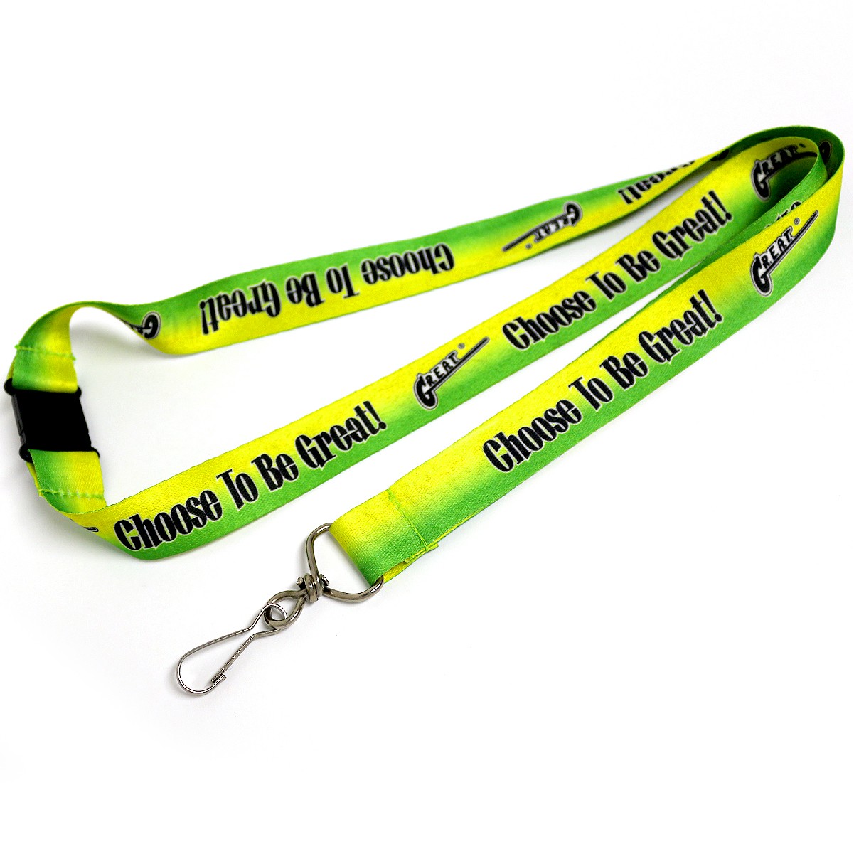 Dye-Sublimated two-tone Lanyard 3/4"W X36"L 1