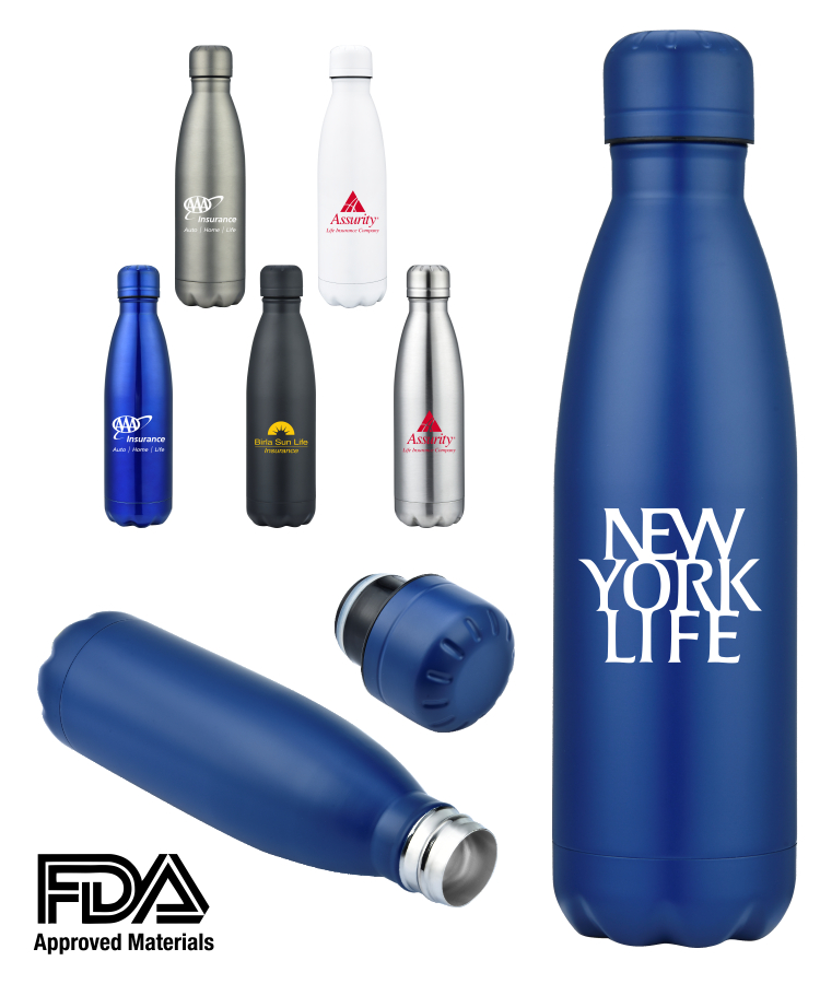 17oz Double Wall Stainless Steel Vacuum InsulatedTravel Bottle 2