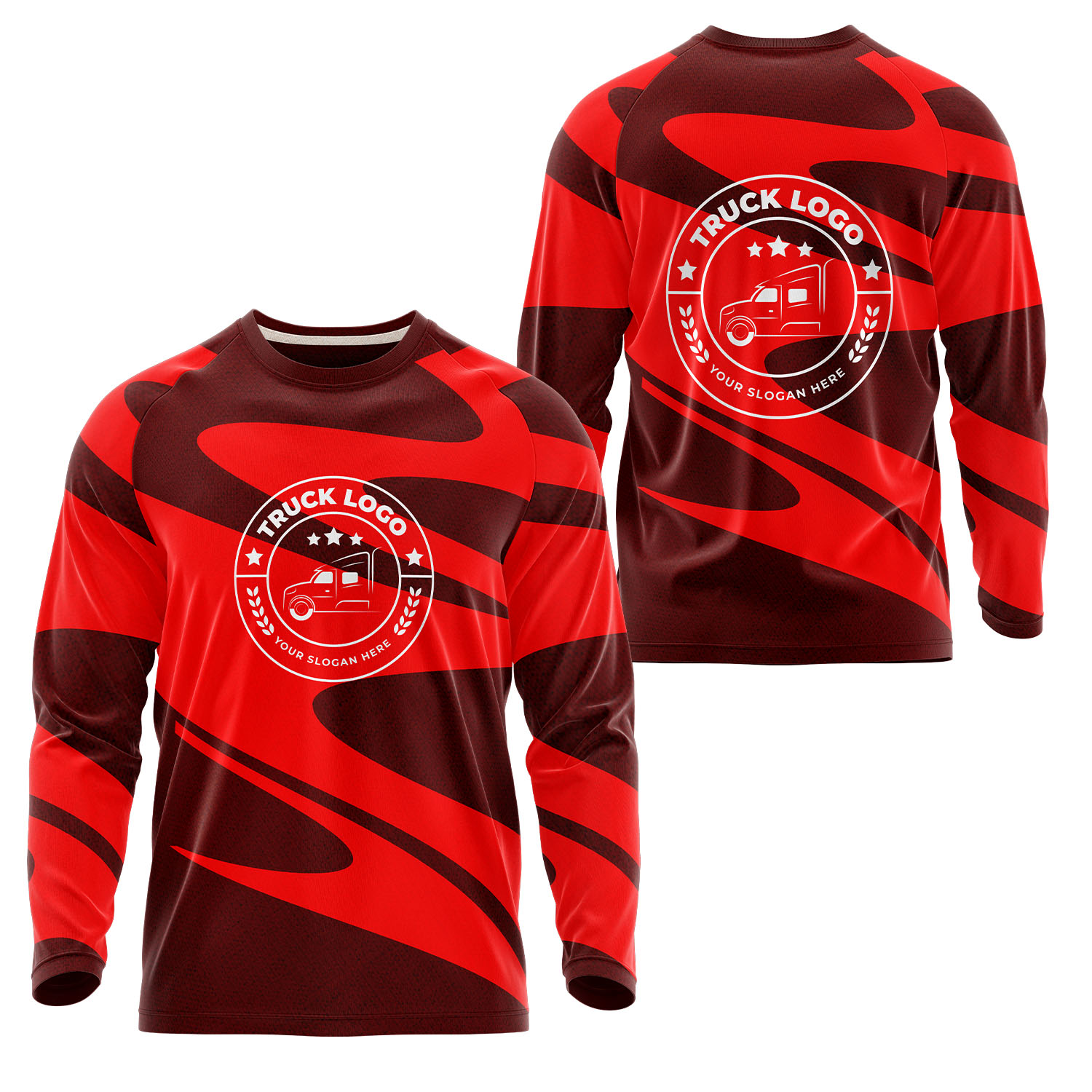 Unisex 150 GSM Poly Interlock Performance Long Sleeve Sublimation T-shirt 2