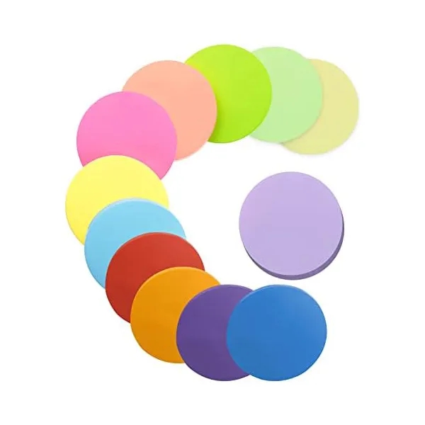 Circle Shaped Sticky Note Pads 7