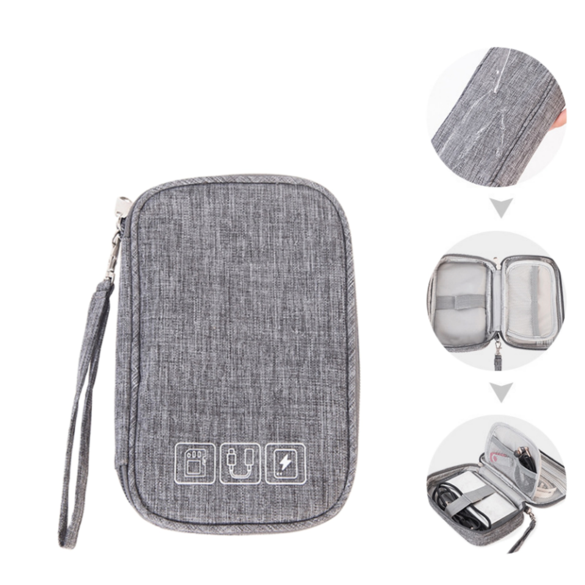 Travel Cable Organizer Pouch 9