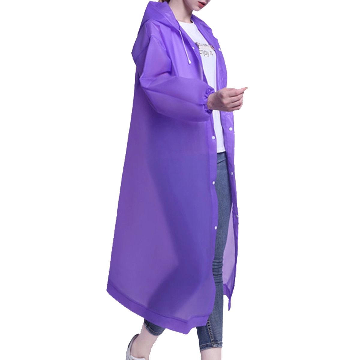 EVA Adult Rain Poncho Coats 3