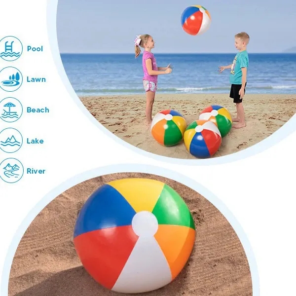 12 inch Summer Inflatable Two-Tone Beach Ball 3