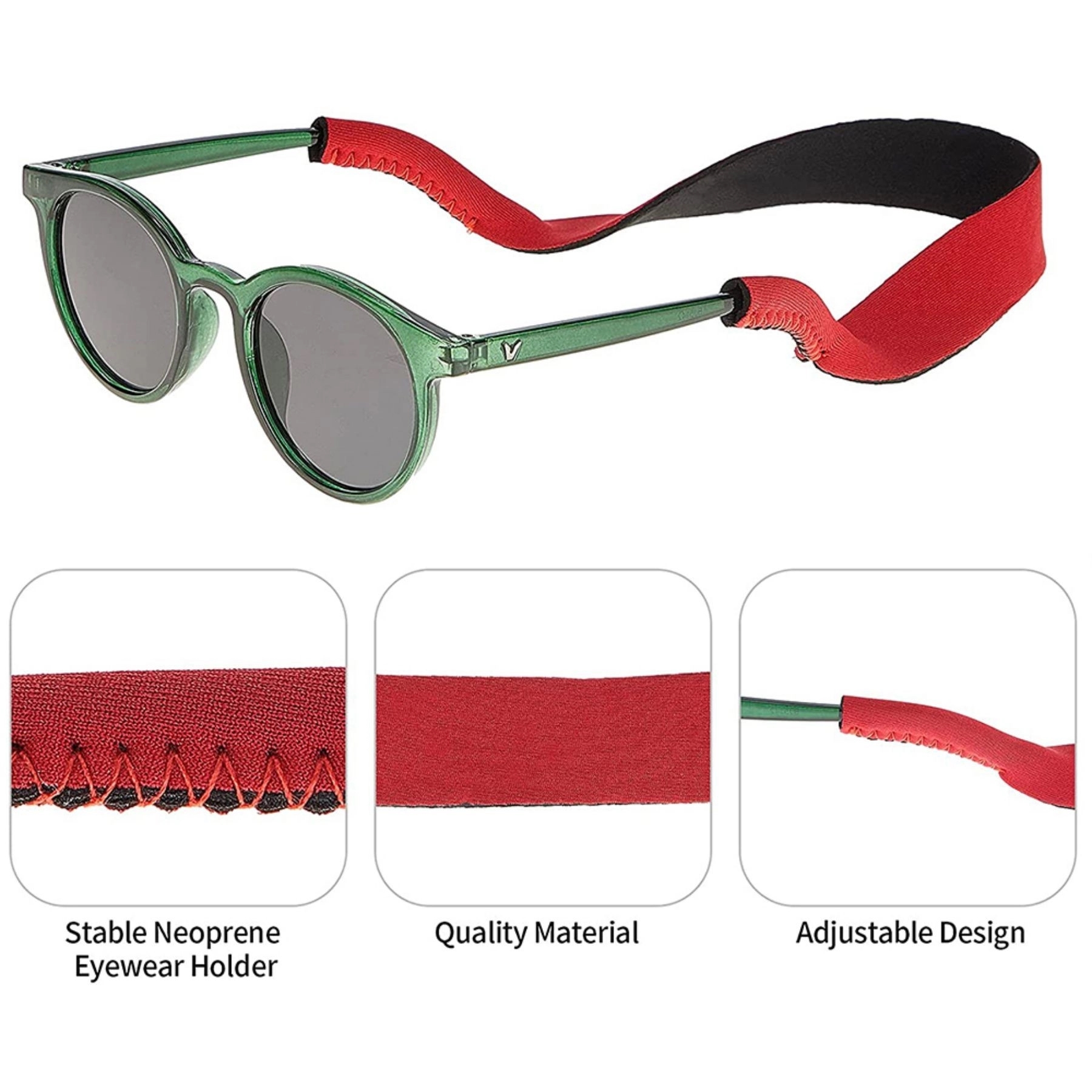 Neoprene Sunglasses Strap Anti Slip Sport Eyewear Retainer 3