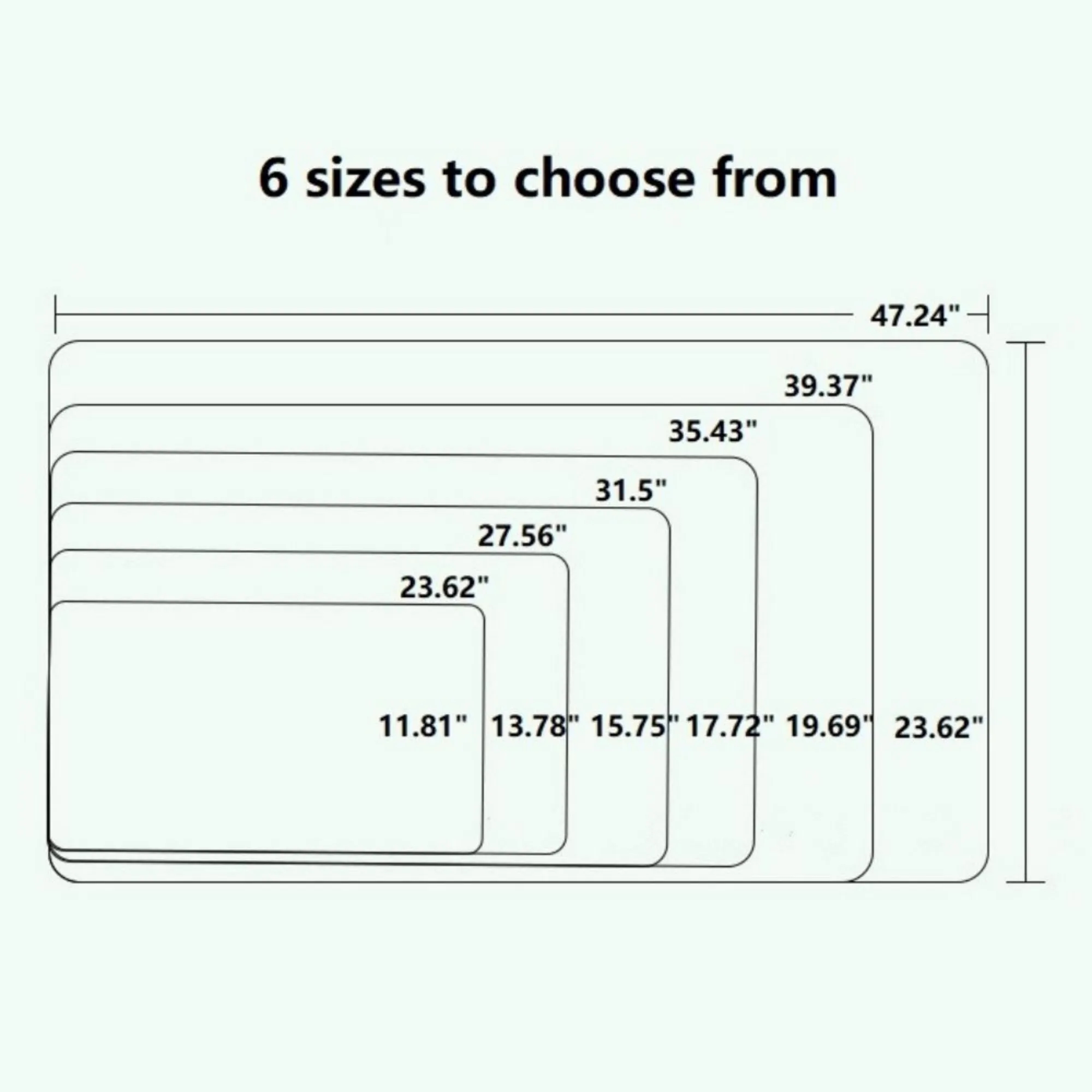 Double Sided Larger Colorful PU Mouse Pad With Storage Belt 4