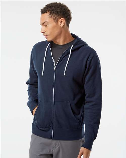 Unisex Lightweight Full-Zip Hooded Sweatshirt - AFX90UNZ 16