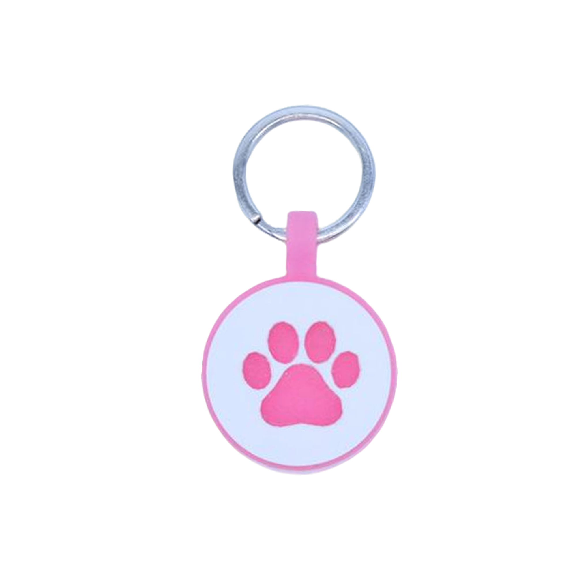 Silent Silicone Round Pet Identification Tag 3