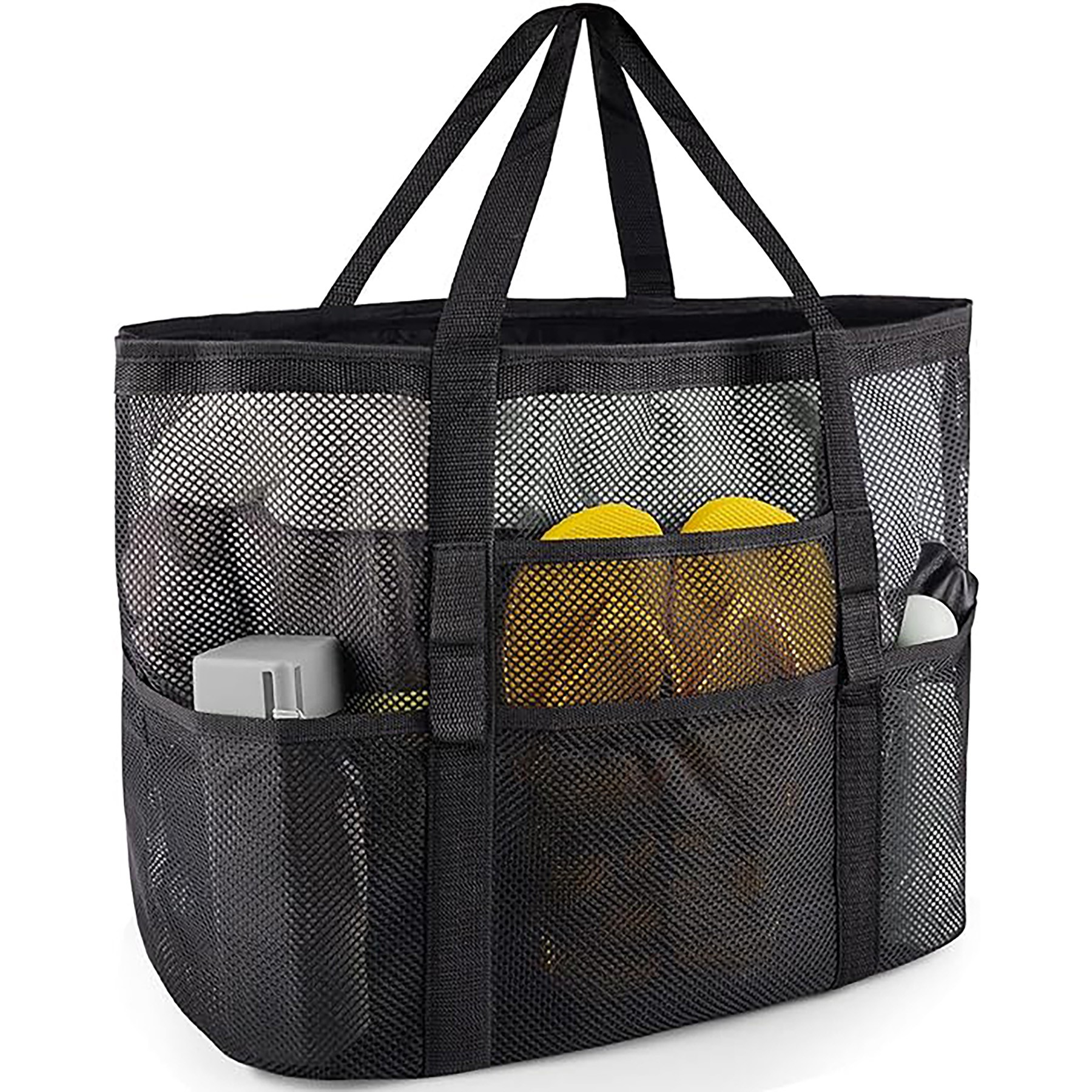 Large Capacity Beach Mesh Tote Bag 7