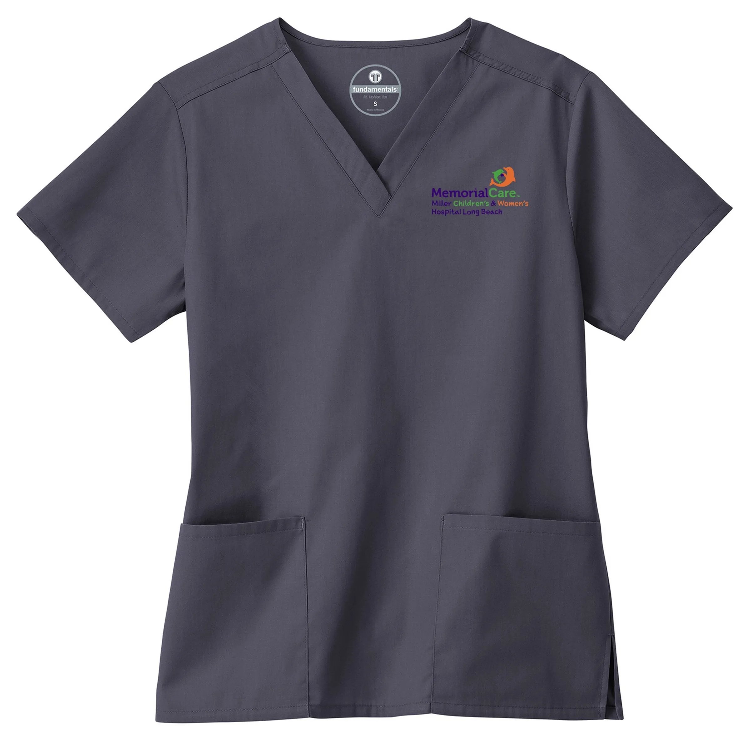 FUNDAMENTALS LADIES TWO POCKET V-NECK TOP 12