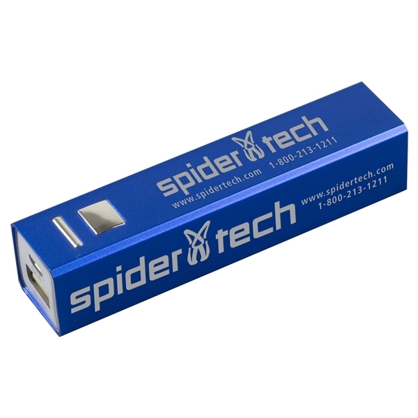 2200mAh Classic Metal Square Tube Power Bank 8