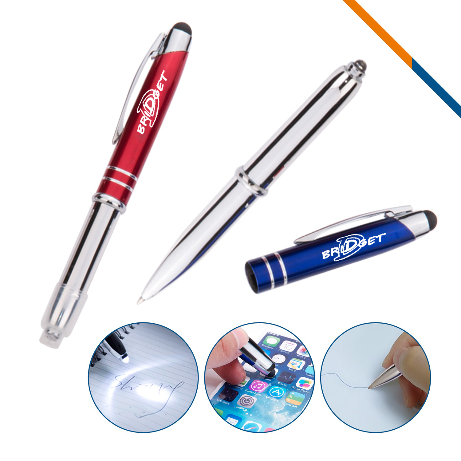 3in1 LED Stylus Touch Pen 1