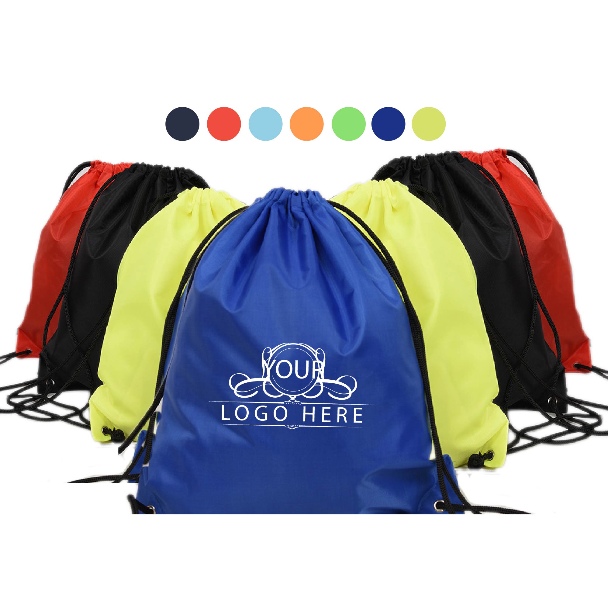 Classic Polyester Drawstring Backpacks 1