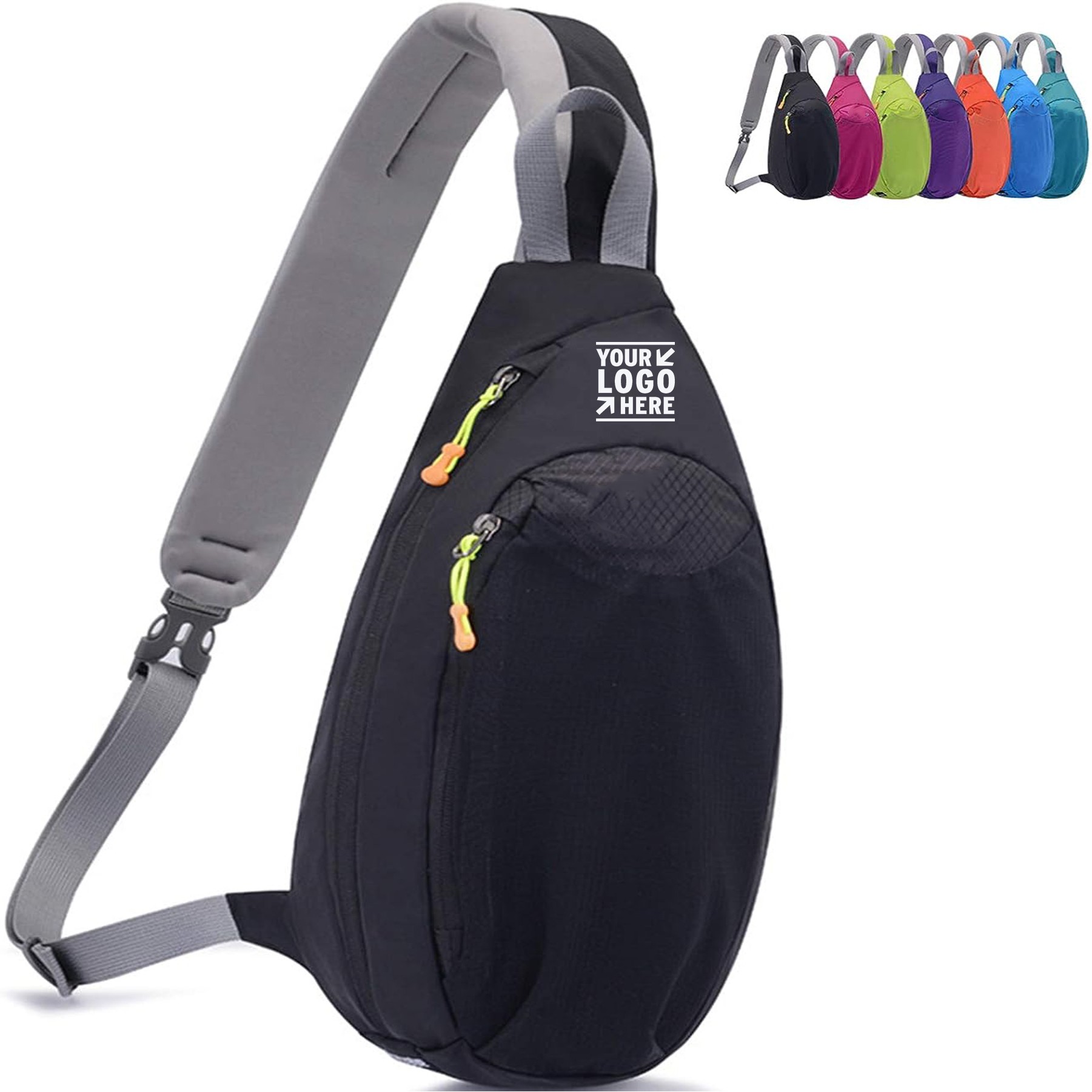 Women Men Peicees Sling Crossbody Chest Shoulder Bag Backpack 3