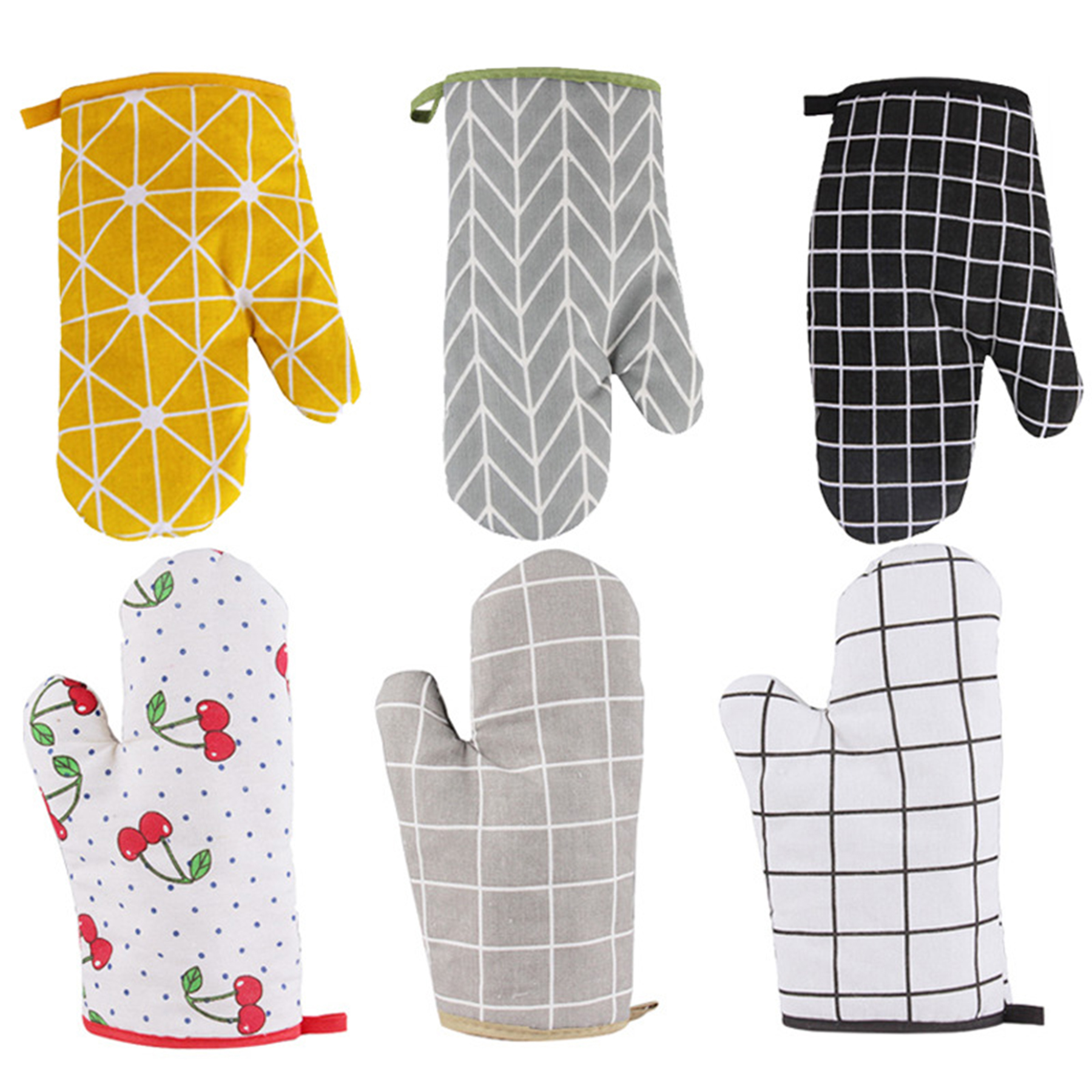 Oven Mitts Bbq Cooking Gloves 2