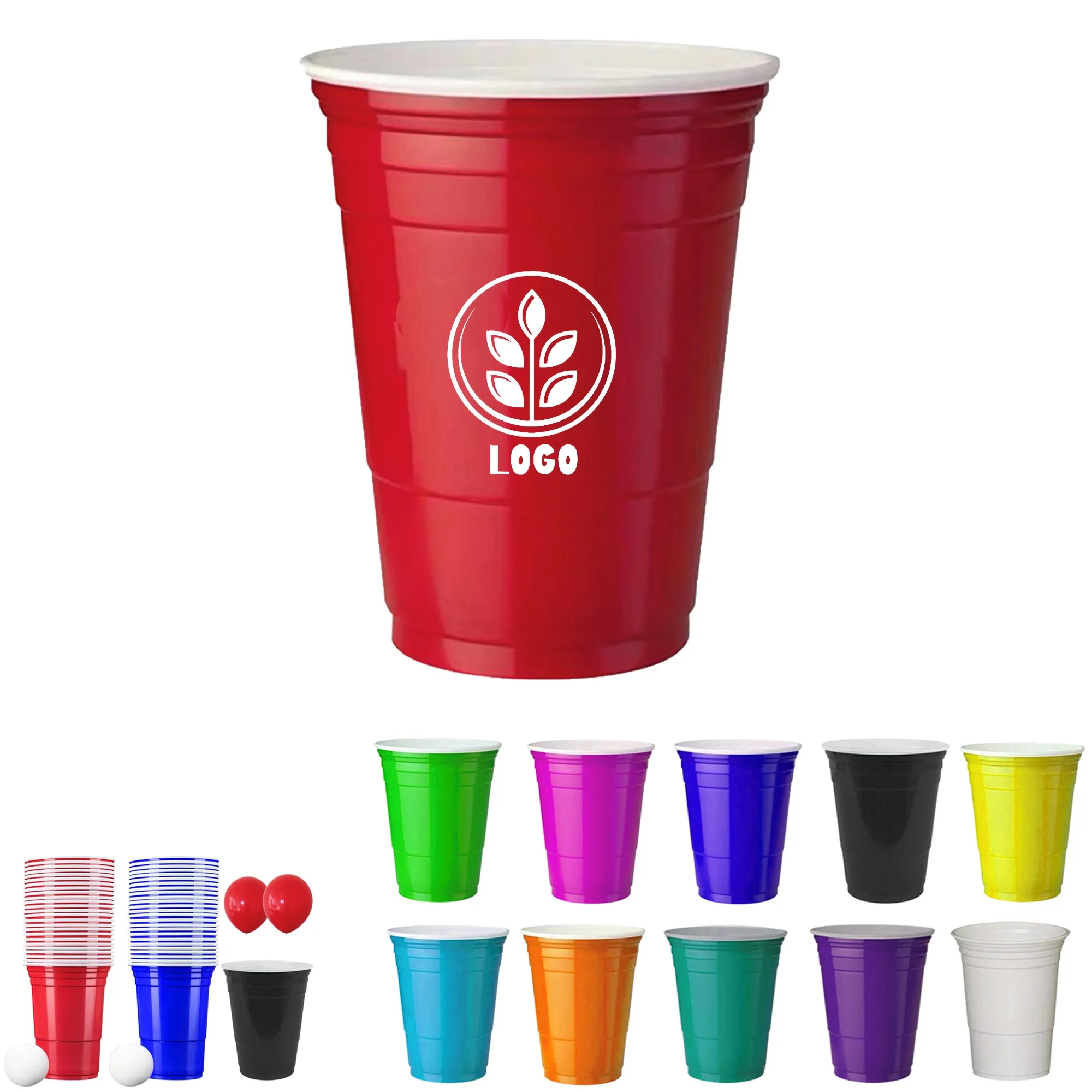 16 Oz Disposable Party Plastic Cup