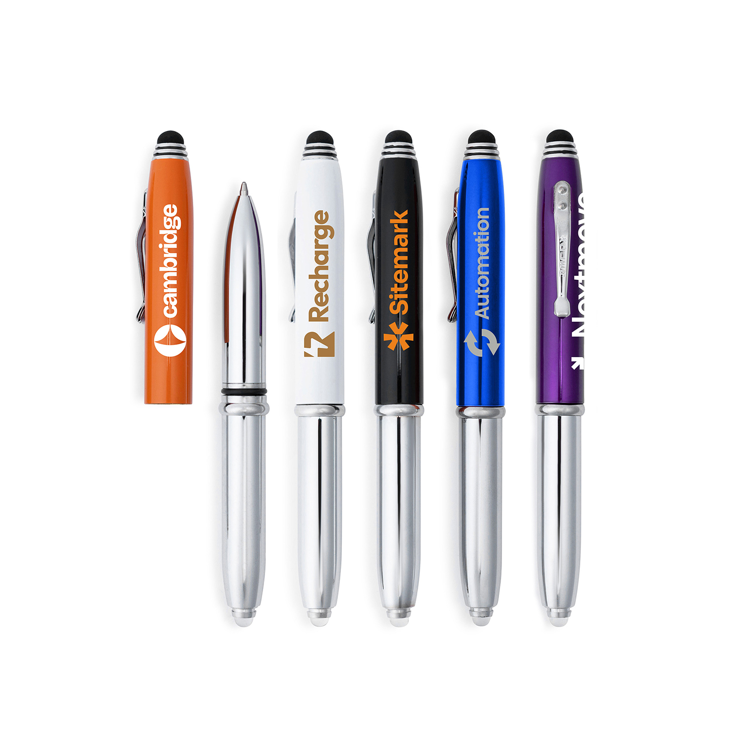 Flashlight and Stylus Metal Pen 32