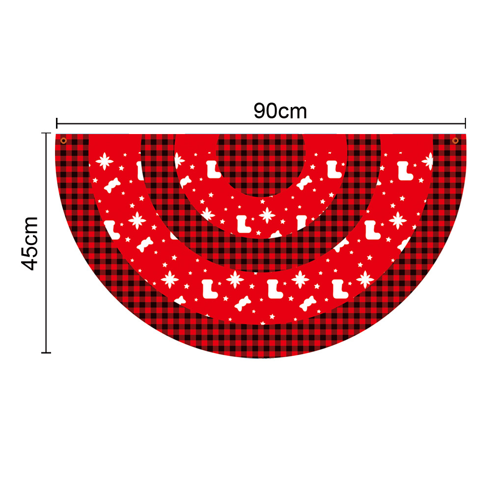 90x45CM Christmas Fan Flag 7