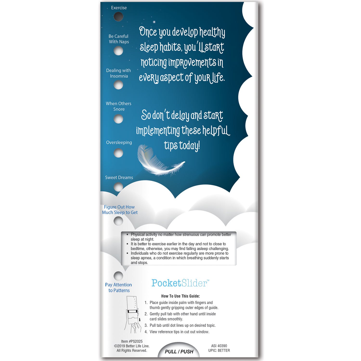 Pocket Slider - Sleeping Well 2