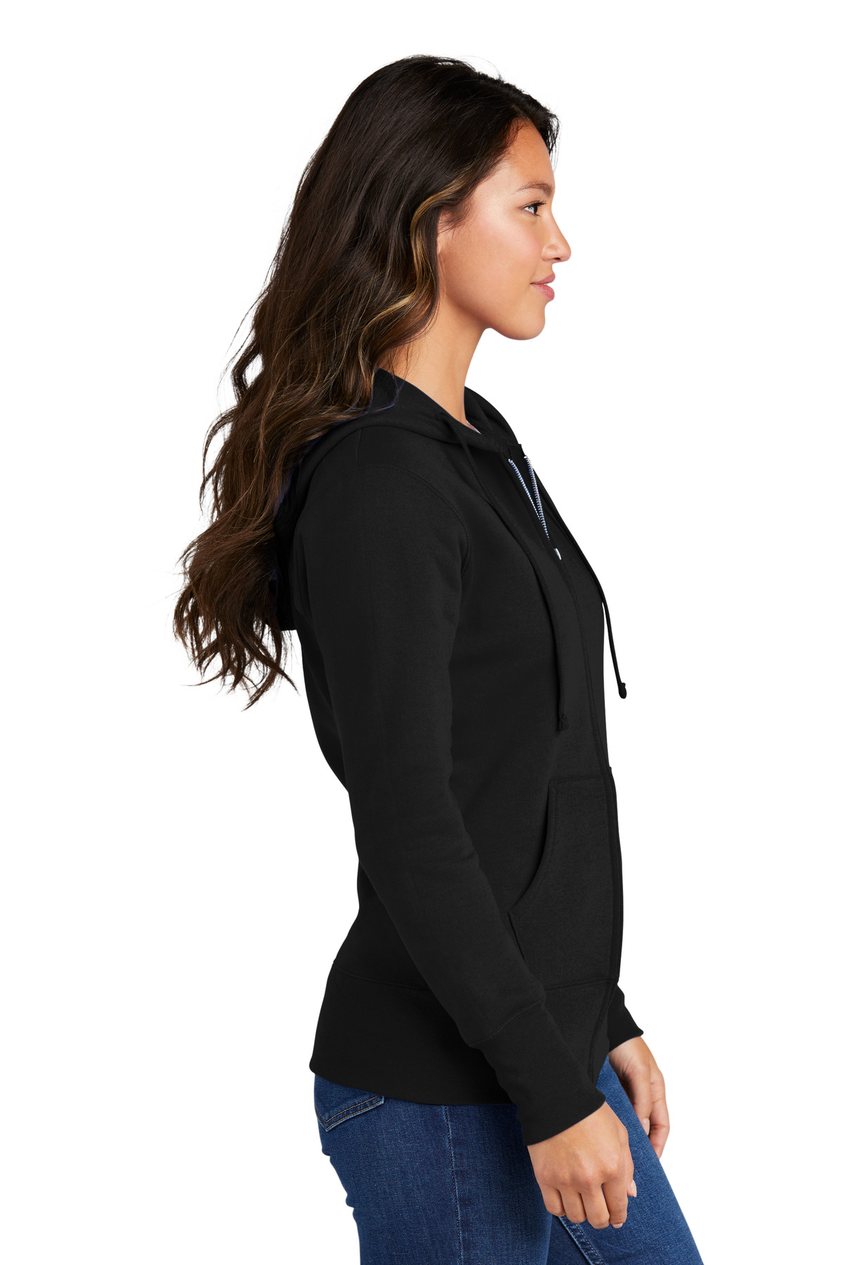 Port & Company® Women's Core Fleece Full-Zip Hooded Sweatshirt 33