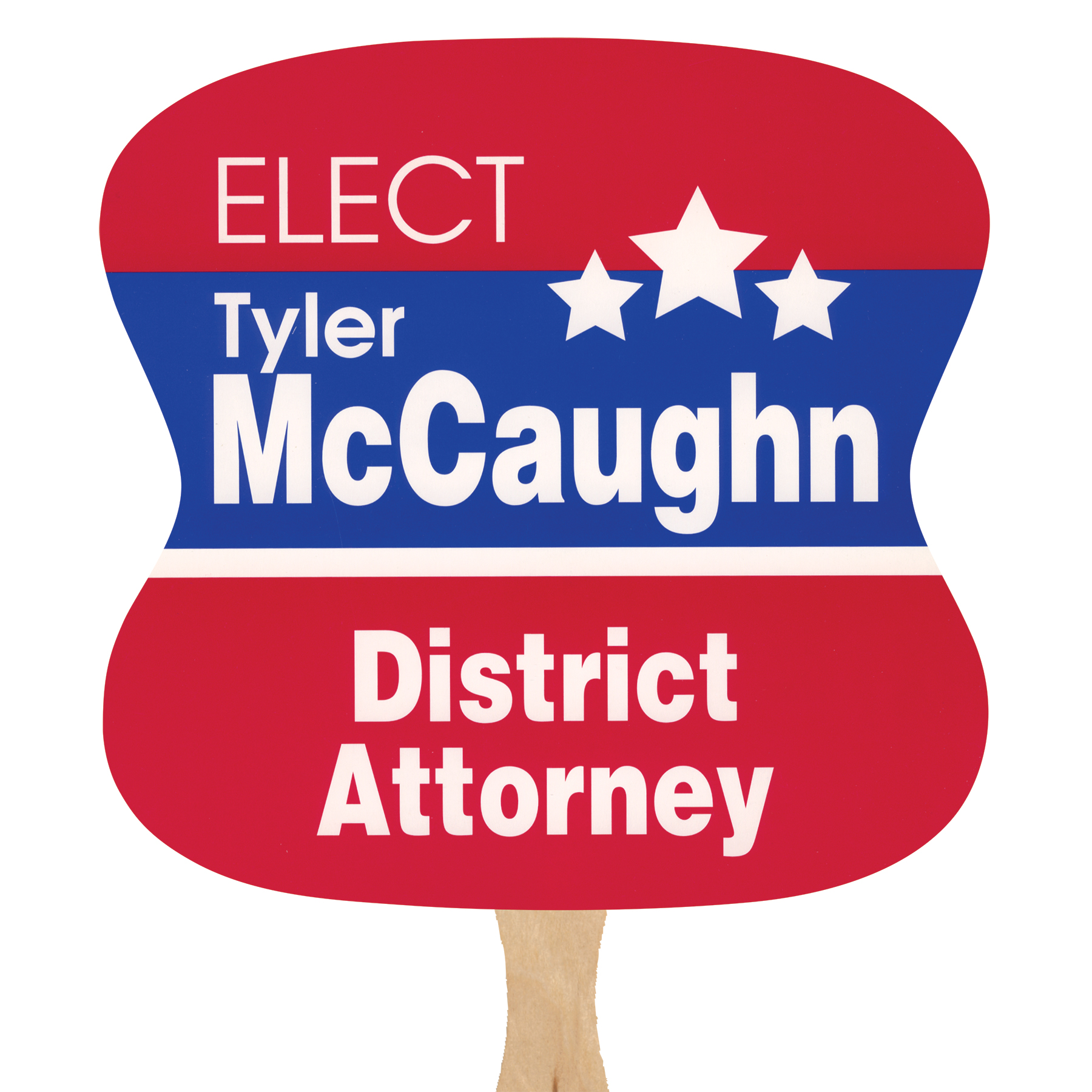 Single Side Hour Glass Shaped Fan