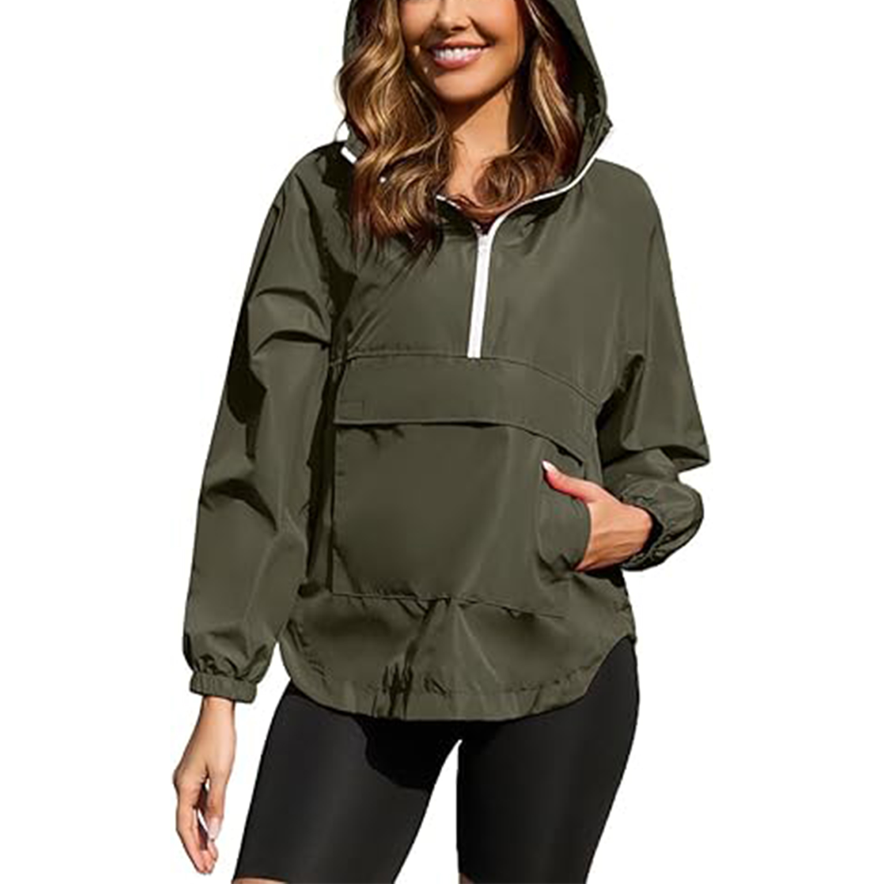 Women Packable Waterproof Lightweight Jacket 5