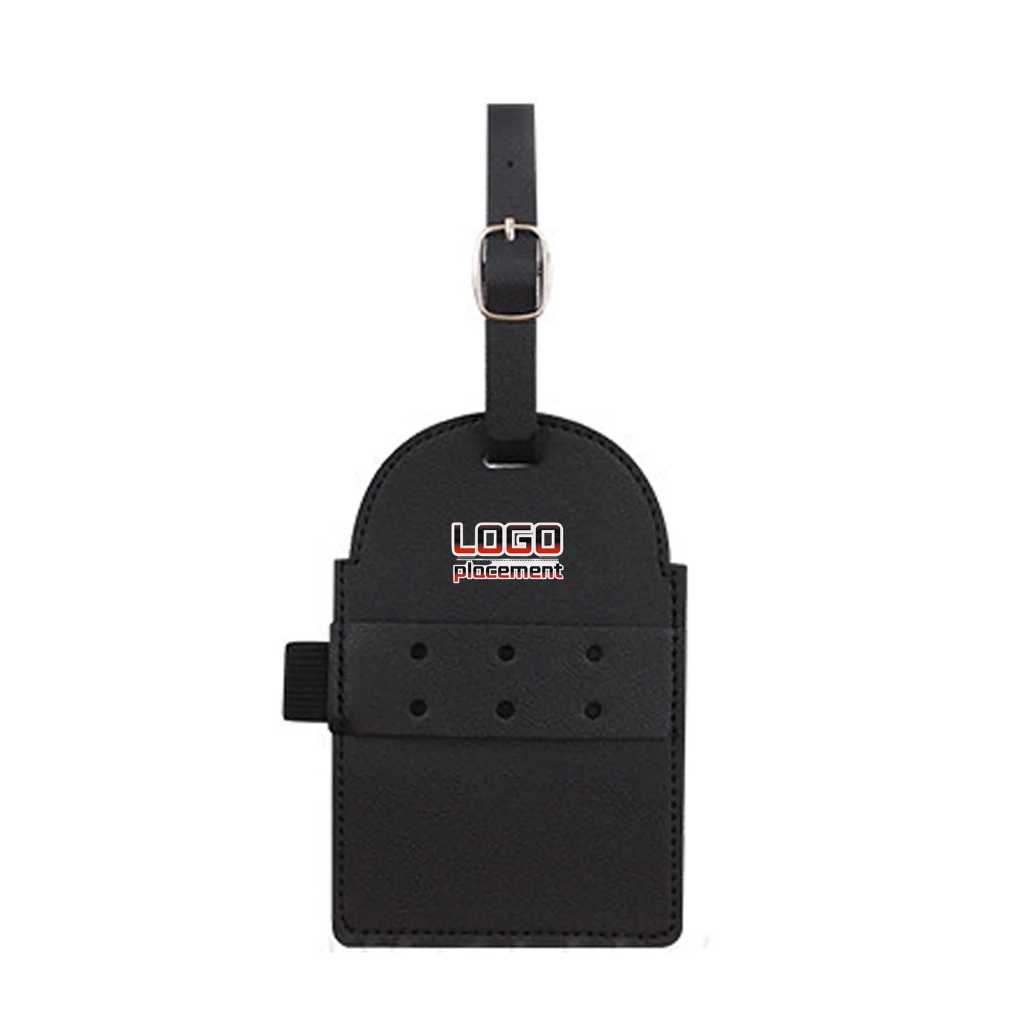 Leatherette Golf Bag Tags With Wooden Tees 5