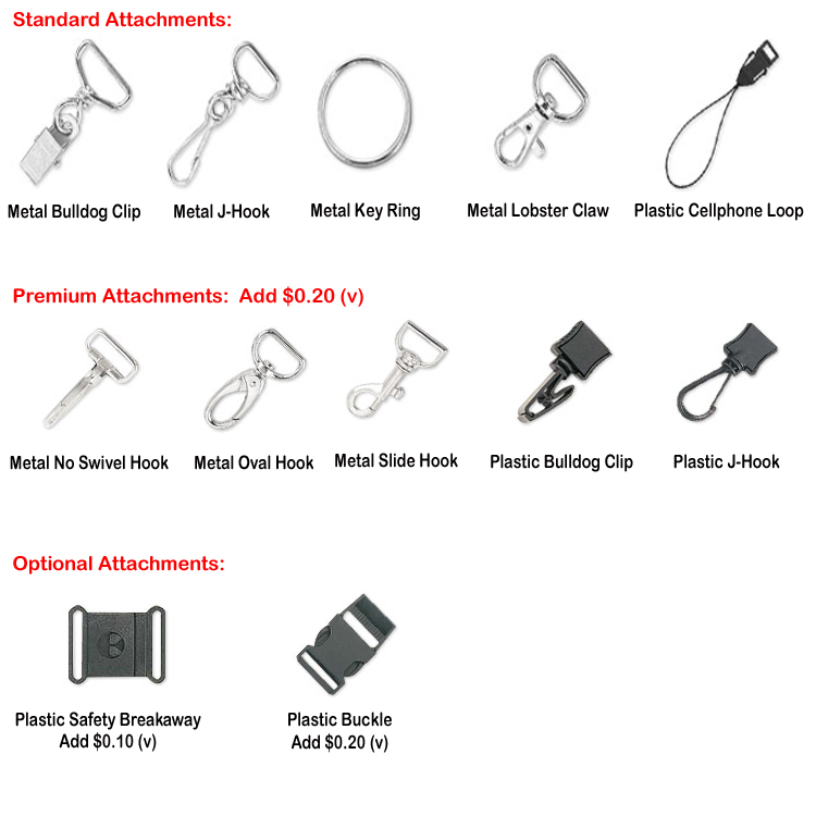 1" Felt Embossed Lanyard 7