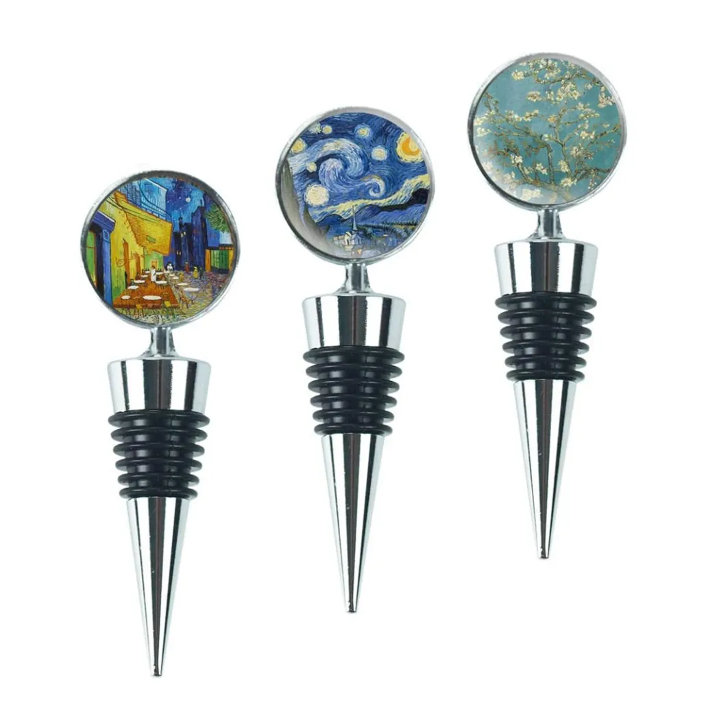 Zinc Wine Bottle Stopper 1