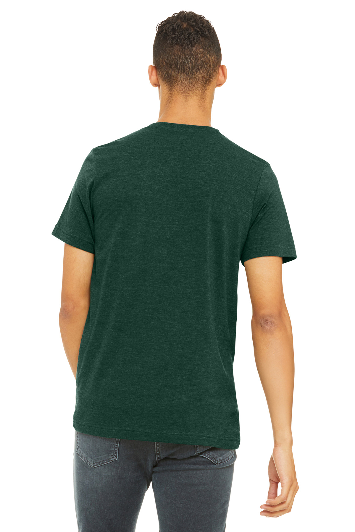 BELLA+CANVAS Unisex Heather CVC Short Sleeve Tee. BC3001CVC 45
