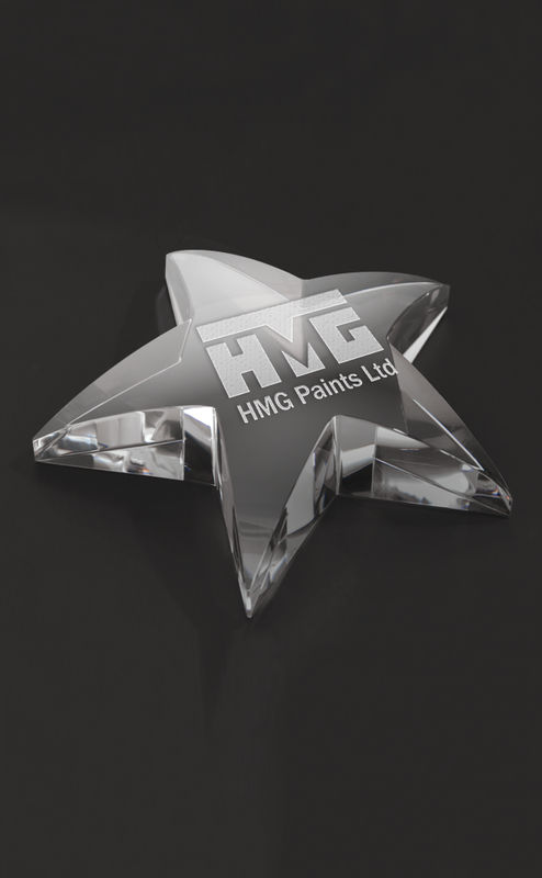 Radiant Star Paperweight