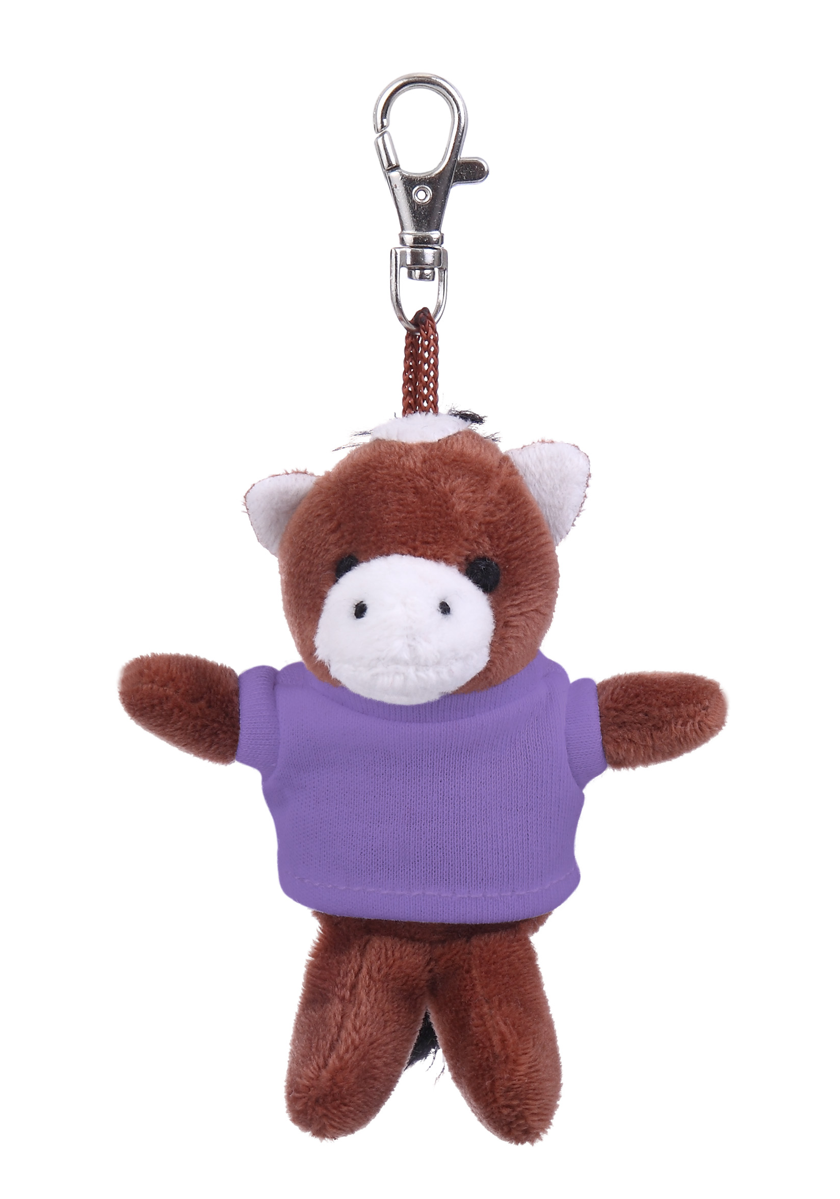 Soft Plush Horse Keychain with Tee 3