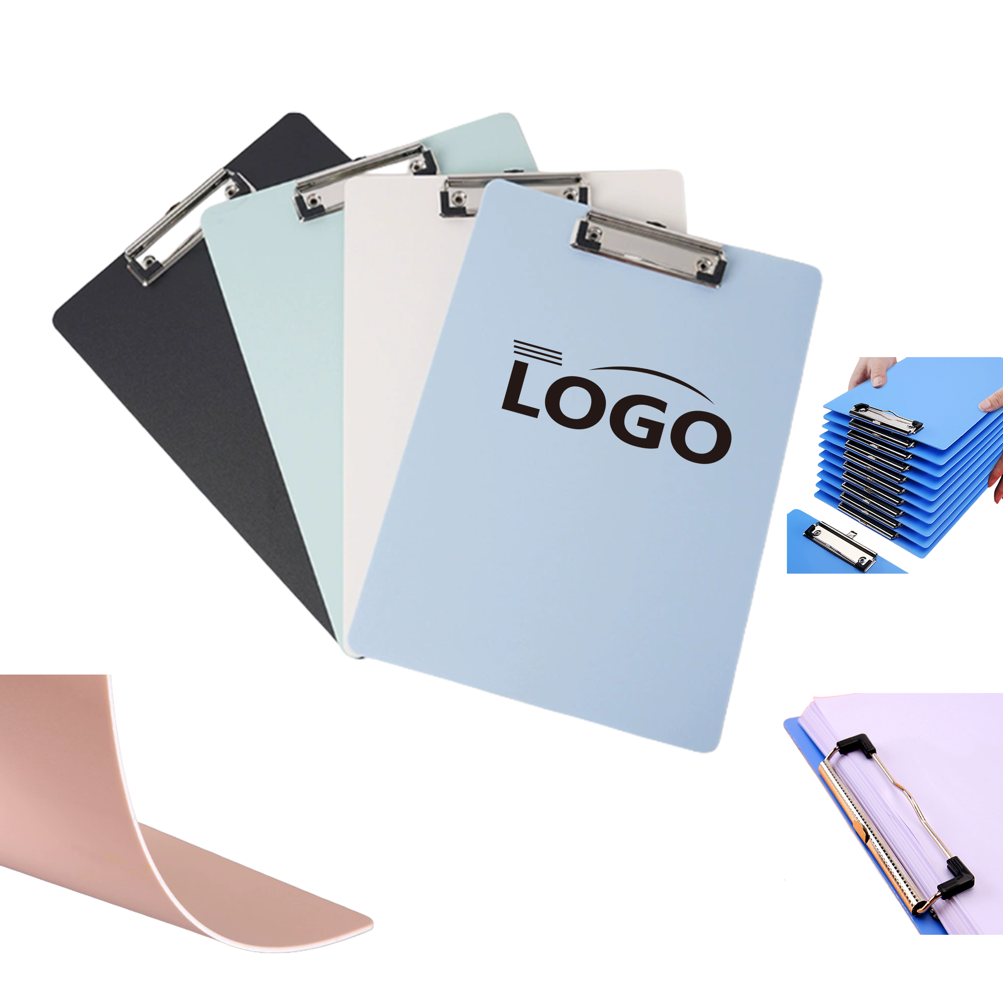 MOQ50 A4 Plastic Clipboard 1