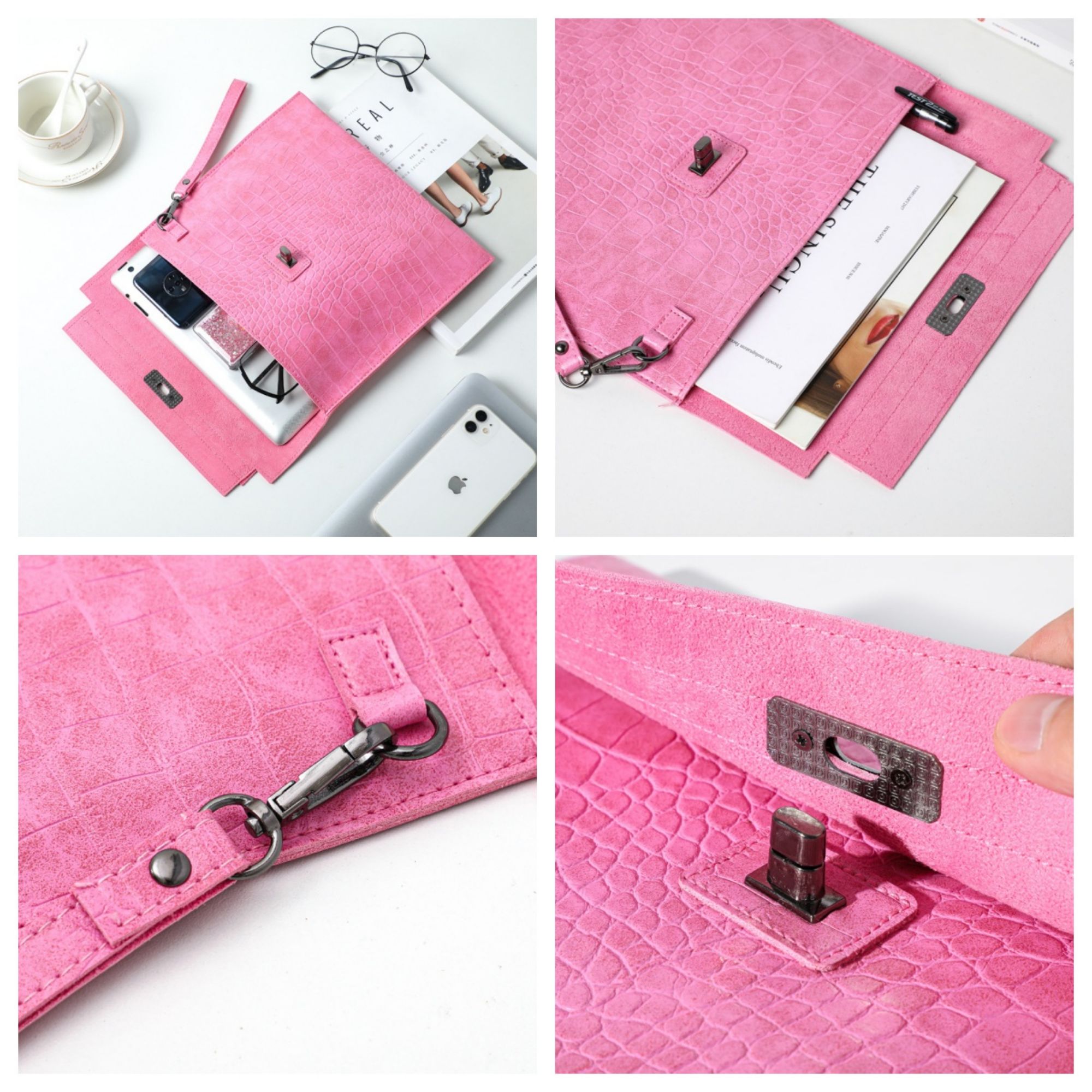 PU Leather Flap Laptop Sleeve 5