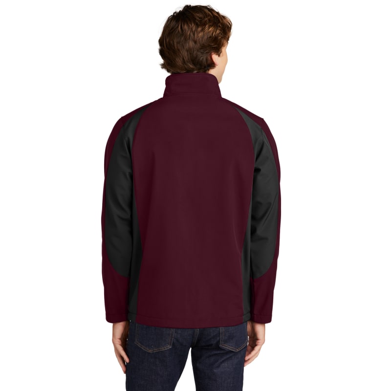 Sport-Tek Colorblock Soft Shell Jacket. 6
