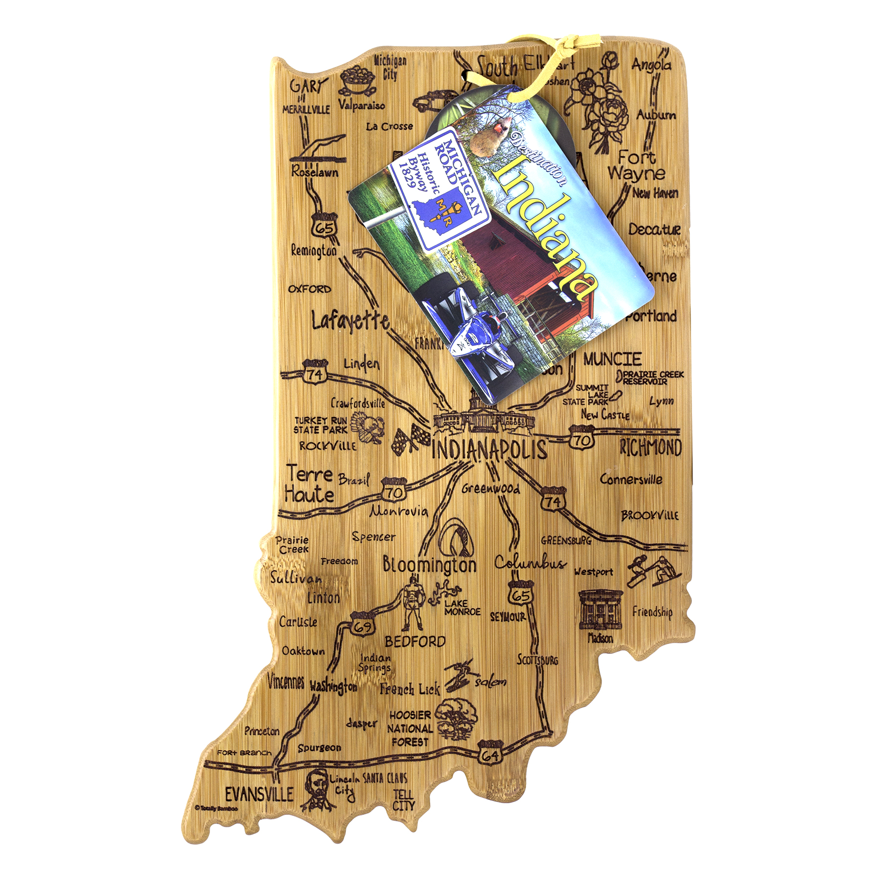 Destination Indiana Cutting & Serving Board 3
