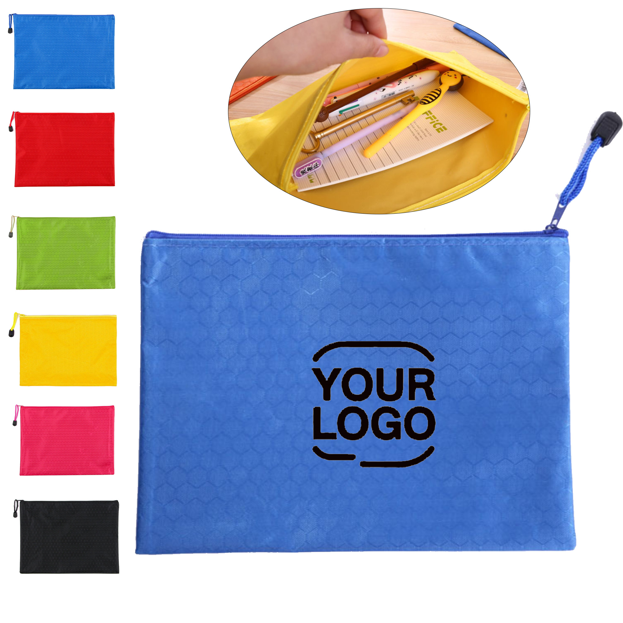 Oxford Waterproof Zipper File Bag 2